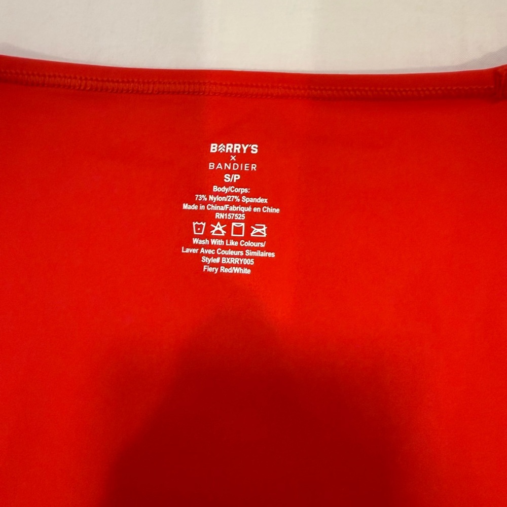 Barry’s Red Women's Top - Picture 2 of 4